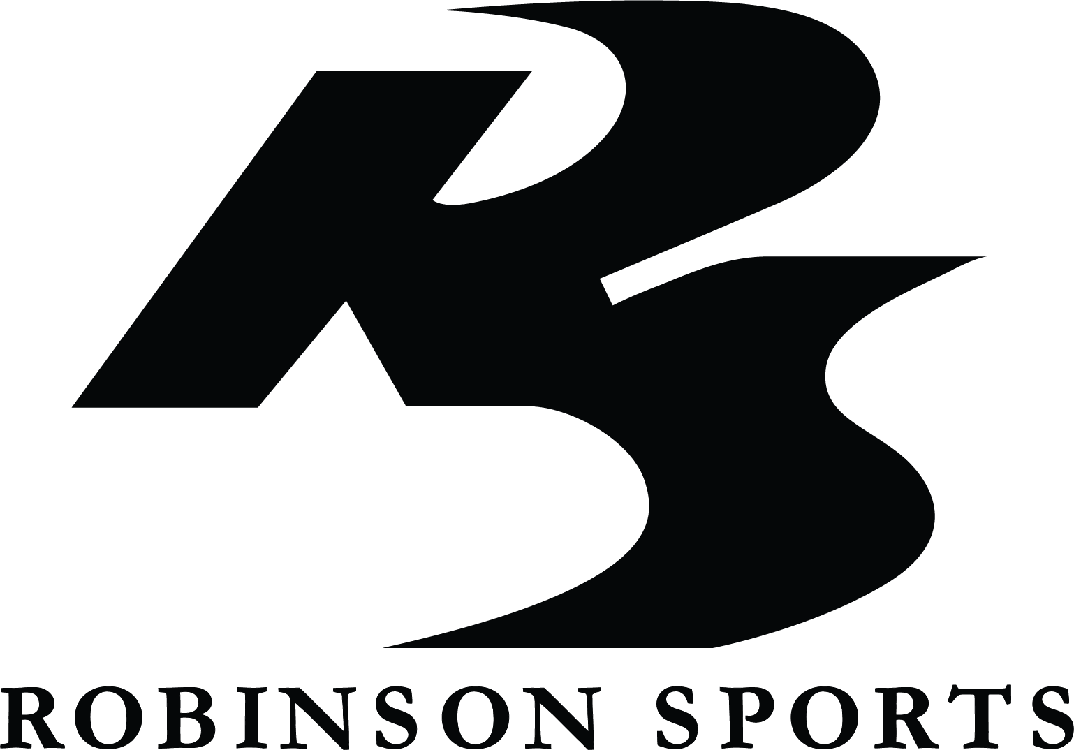Robinson Sports BLACK logo